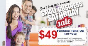 Small Business Coupon Furnace Tuneup